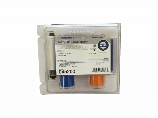 Ribbon Fargo Color YMCKO 500 Impressões para DTC4500